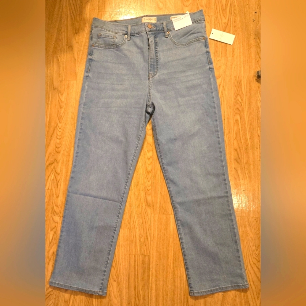 Jessica Simpson Women's High Rise Harmony Jeans - Light Blue Size 12